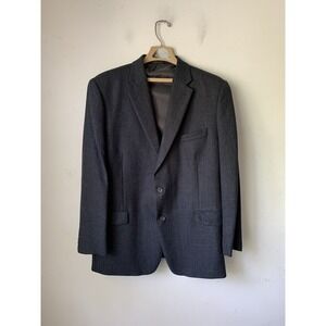 LRL Ralph Lauren Mens Blazer 44 Gray Sport Coat Two Button Evening Formal